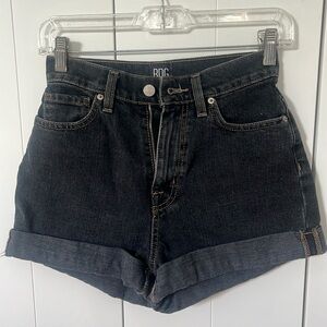 Urban Outfittters (BDG) Rolled High-Rise Black Jean Shorts